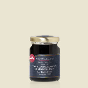 Salsa Gelée a base di “Aceto Balsamico di Modena IGP” al Tartufo – trühvliga Modena palsamiäädika tarretis